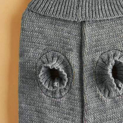 Ozzie - Color Block High Neck Dog Sweater
