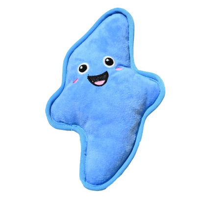 Petkin Blue Star Plush Dog Toy