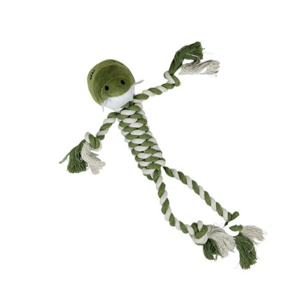 Petkin - Plush Animal Rope Dog Toy