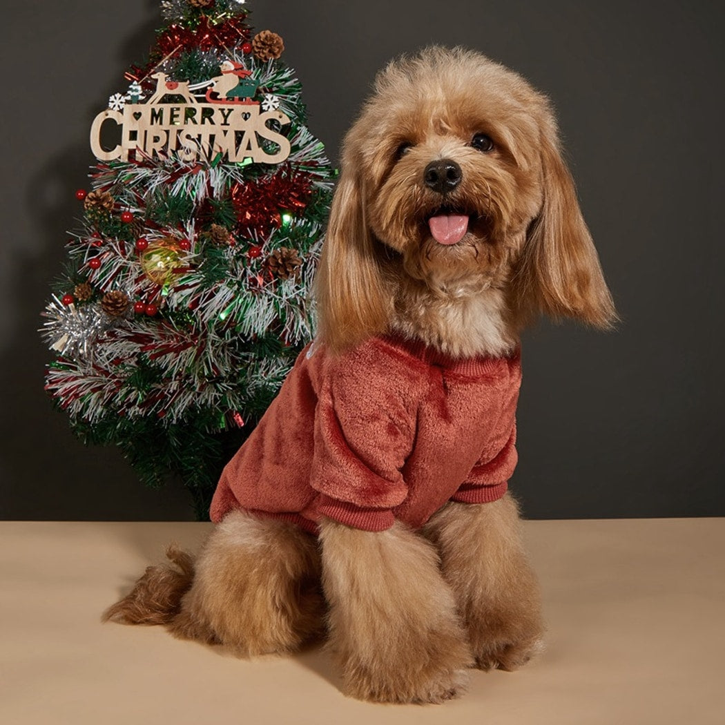 Christmoo - Christmas Motif Two-Leg Pet Outfit T-Shirt