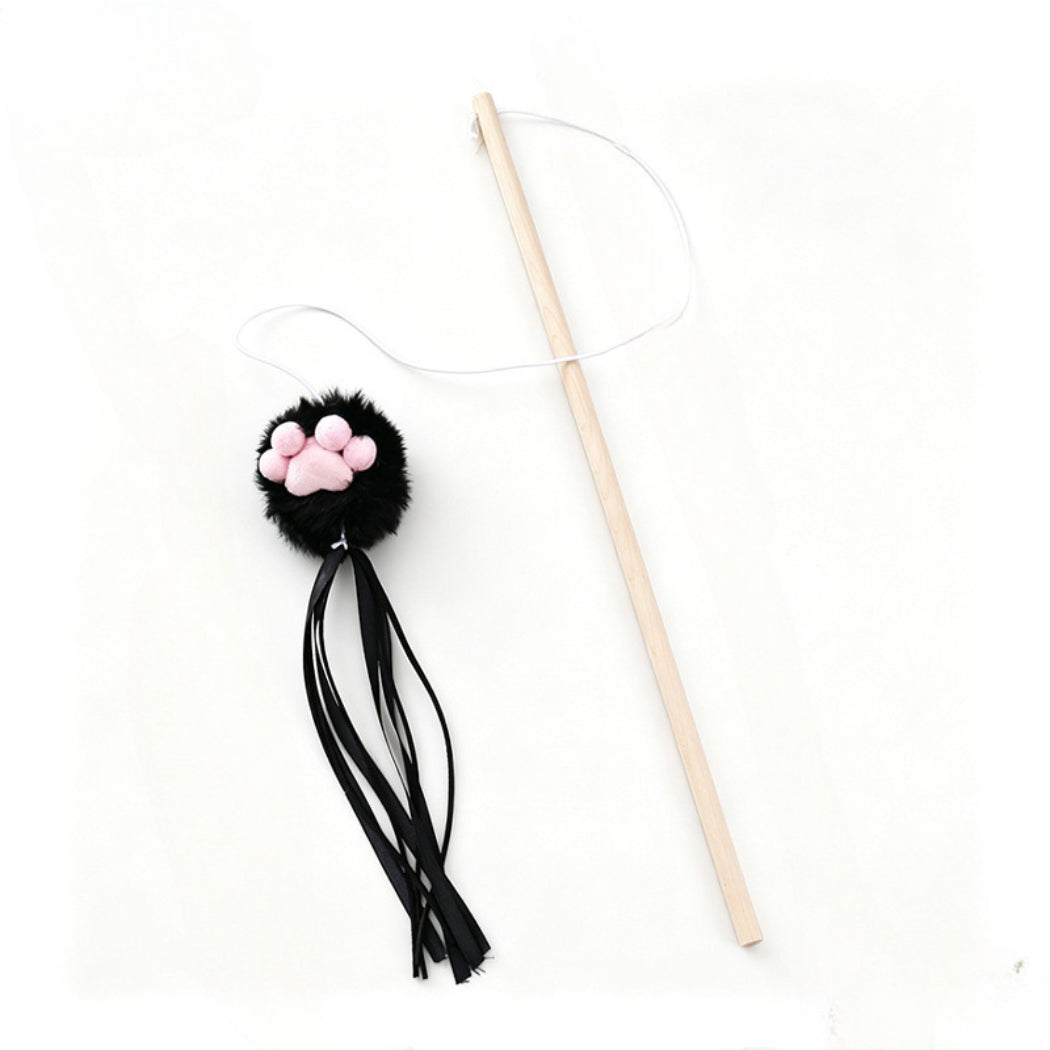 Moo - Cat Paw Tassel Teaser Wand
