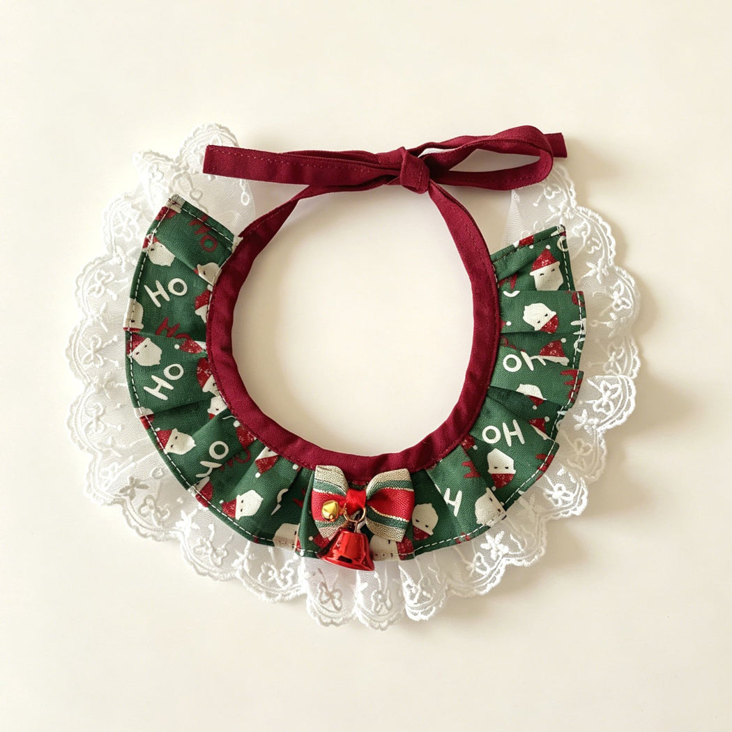 Mokka - Christmas Bow Bib Pet Neckwear