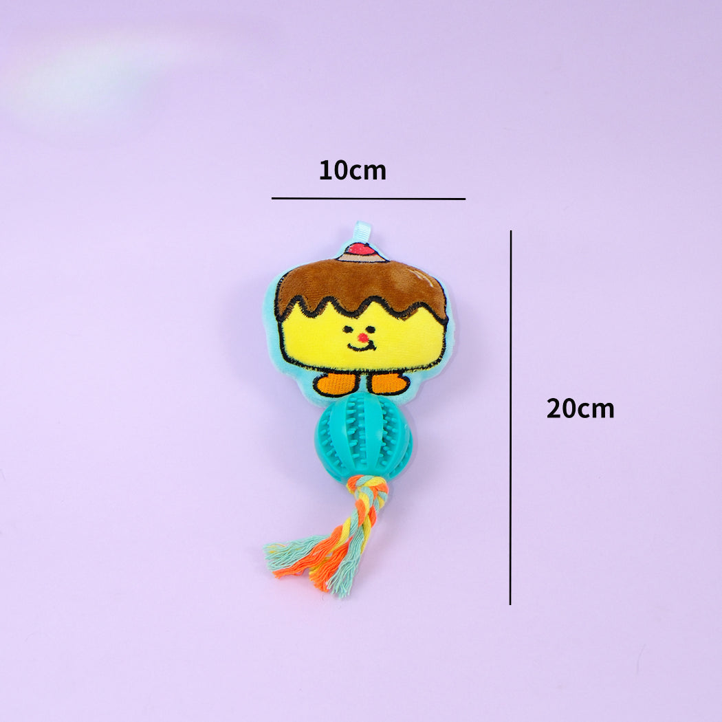 Petkin - Cartoon Shaped Dog Plush Toy