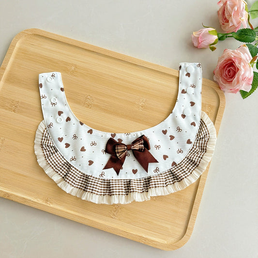 Mokka - Princess Style Bow Detail Pet Bib