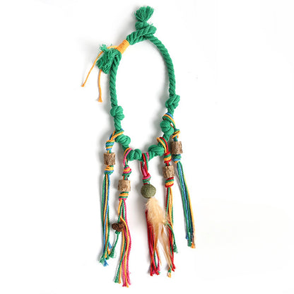 Moo - Hanging Multi-Knot Cat Activity Toy