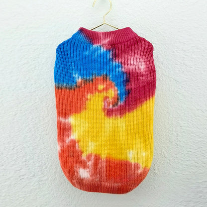Ozzie - Casual Tie-Dye Dog Sweater