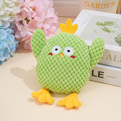 Petkin - Chicken Character Plush Squeaky Dog Toy