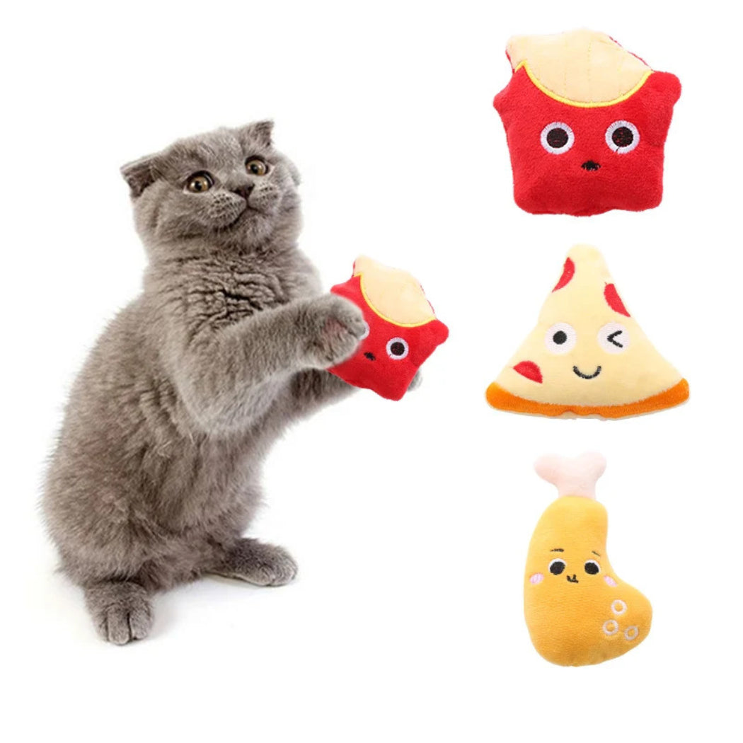 Moo - Cartoon Face Plush Cat Toy