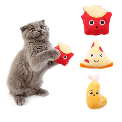 Moo - Cartoon Face Plush Cat Toy