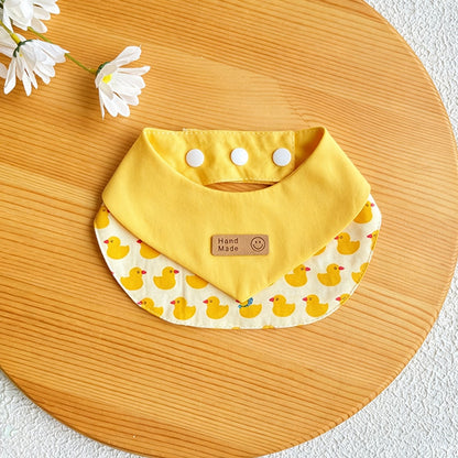 Mokka - Cartoon Print Cute Style Pet Bib