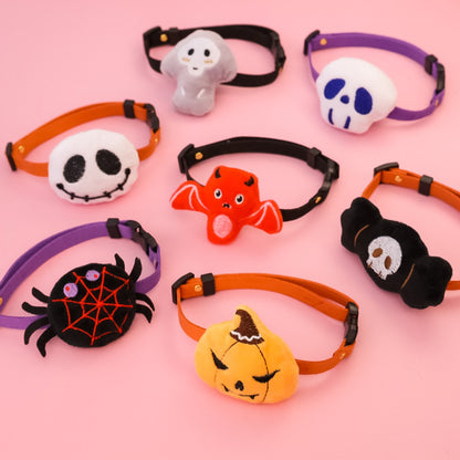 Halloweek - Cartoon Halloween Pumpkin Ghost Pet Collar