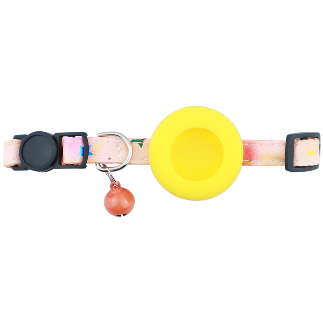 Mokka - Floral Airtag Holder Safety Buckle Cat Collar