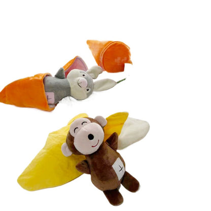 Petkin - Animal-in-Food Plush dog toy