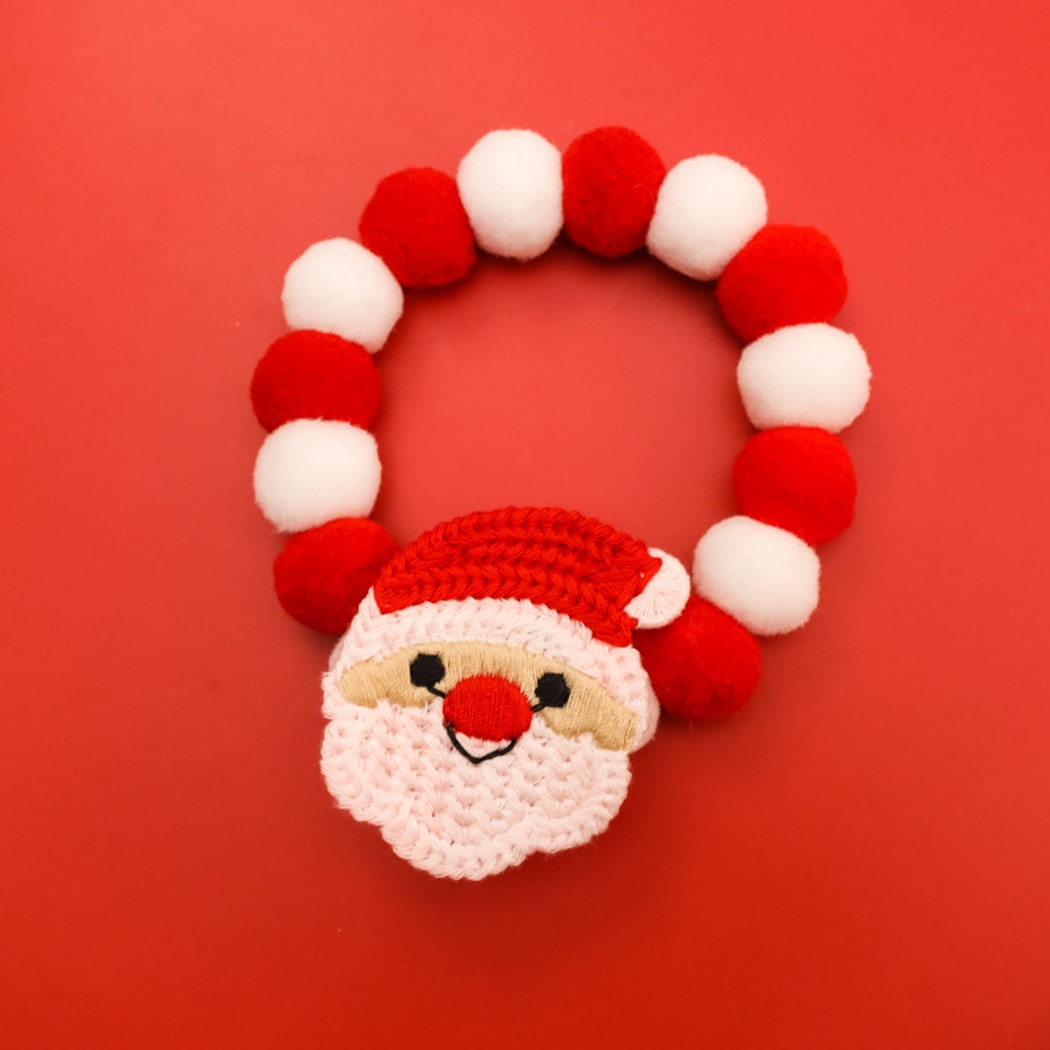 Christmoo - Cartoon Holiday Pattern Christmas Cat Collar