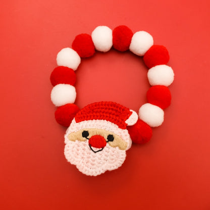 Christmoo - Cartoon Holiday Pattern Christmas Cat Collar