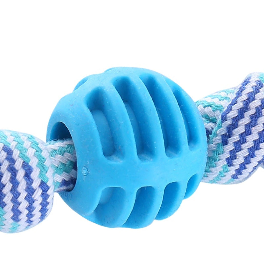 Petkin - Colorful Rope & Ball Dog Toy