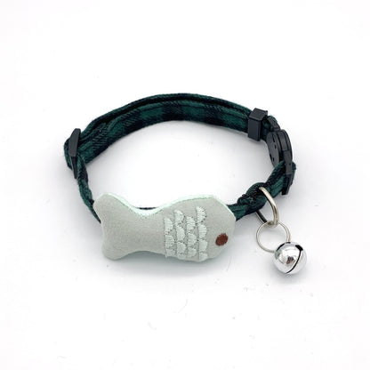 Mokka - Plush Fish Decorative Cat Collar