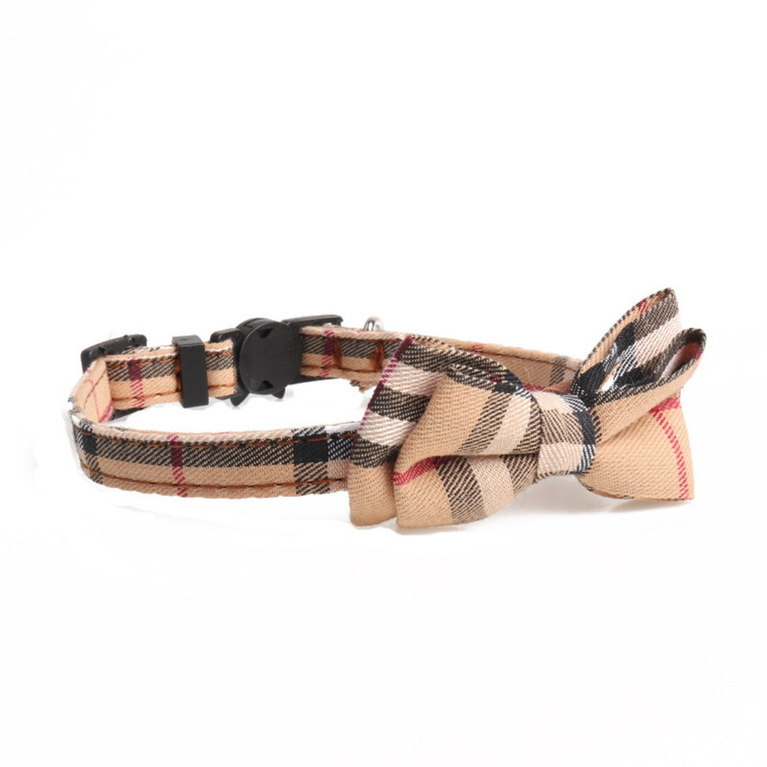 Mokka - Plaid Bowtie Cat Collar