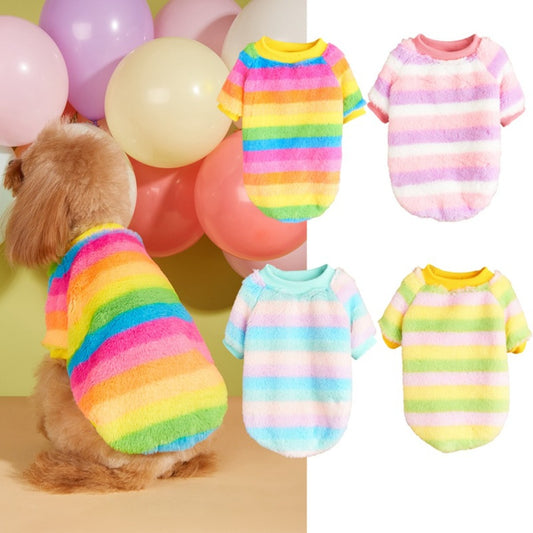 Ozzie - Colorful Striped Spring Pet Clothes