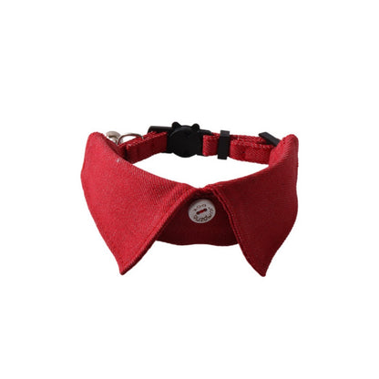 Mokka – Stripe & Solid Shirt Breakaway Cat Collar