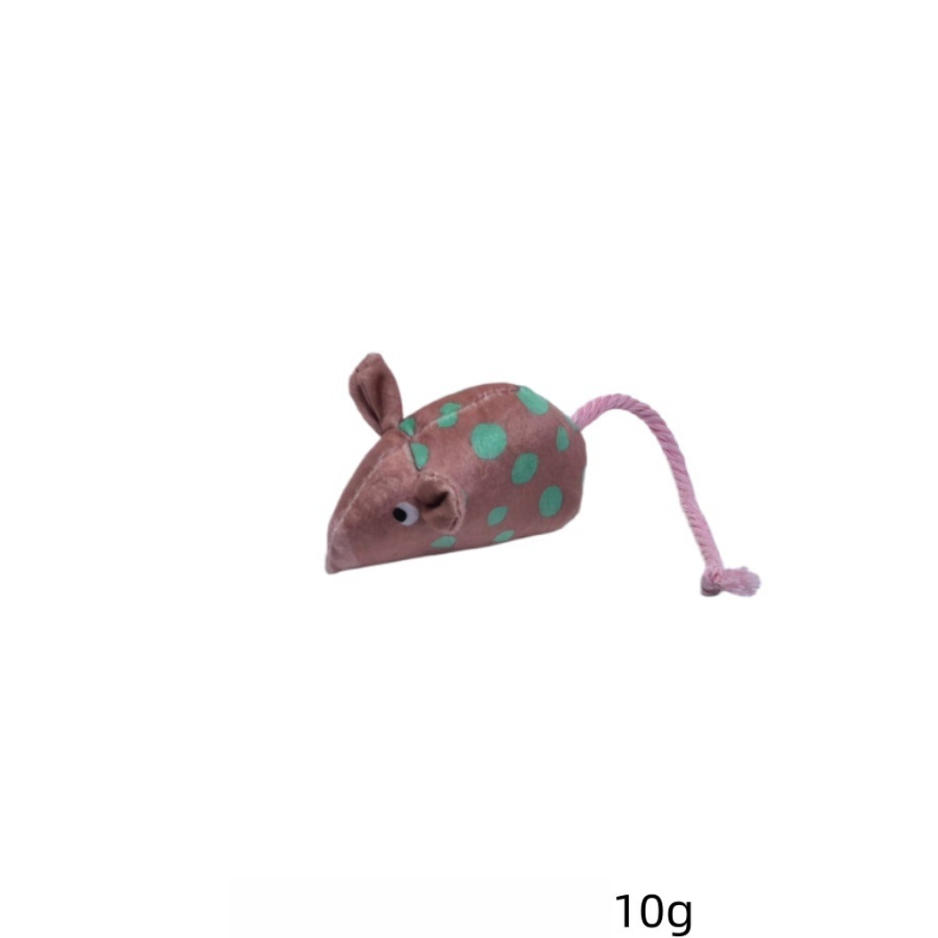 Moo - Plush Mouse Form Toy for Everyday Cat Play