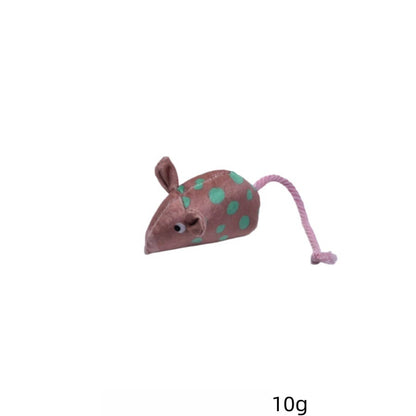 Moo - Plush Mouse Form Toy for Everyday Cat Play