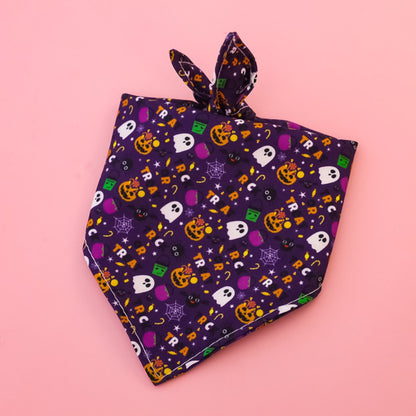 Halloweek - Halloween Cartoon Print Pet Bandana