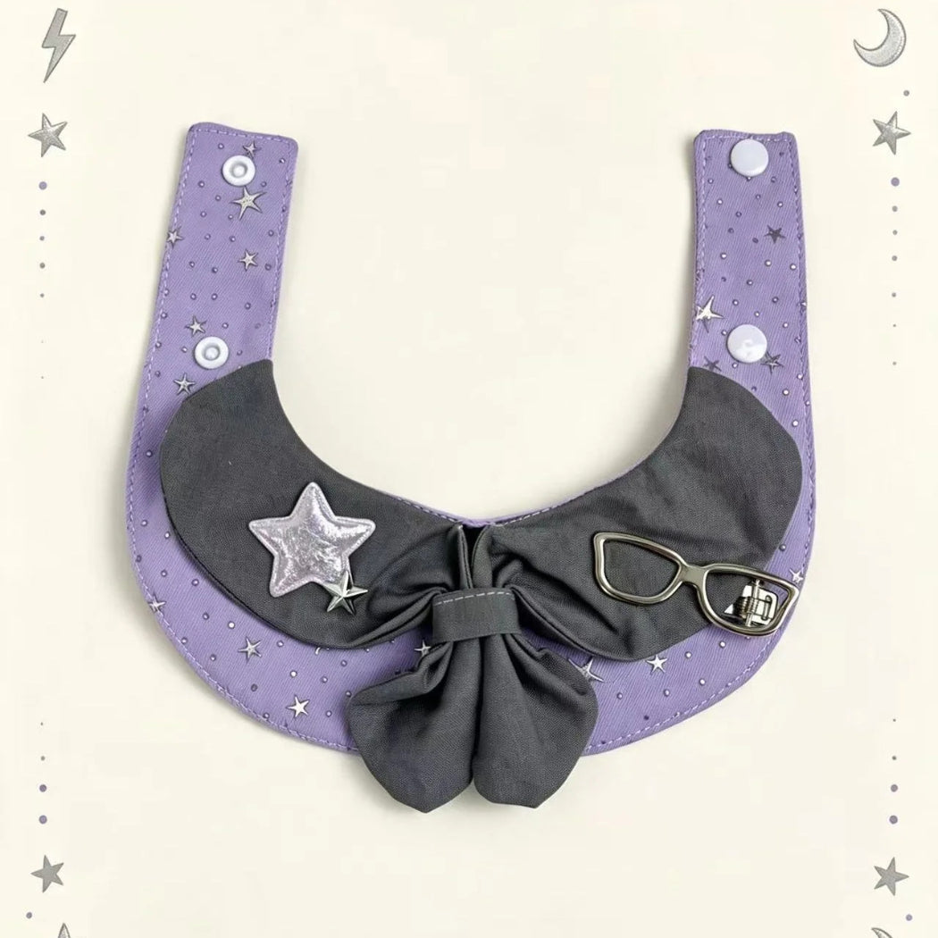 Mokka - Starry Sailor Bow Pet Collar