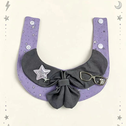 Mokka - Starry Sailor Bow Pet Collar