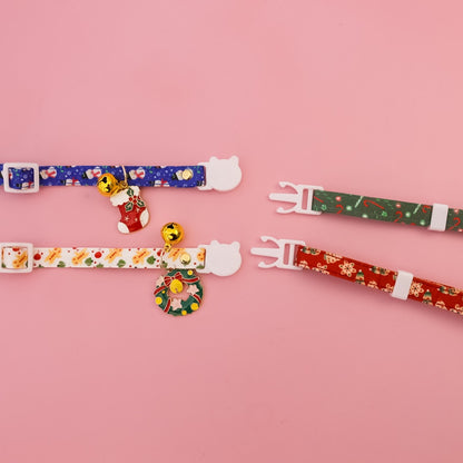 Christmoo - Holiday Pendant Adjustable Cat Collar