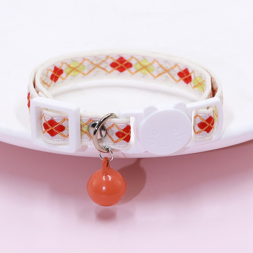 Mokka - Floral and Geometric Patterns Cat Collar