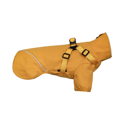 Ozzie - Reflective Harness Opening Dog Raincoat