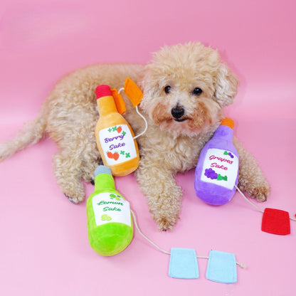 Petkin - Sake Bottle Treat Dispensing Pet Toy
