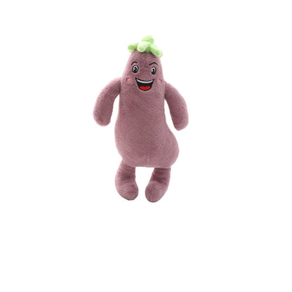 Petkin - Smiling Veggie Character Plush Dog Toy