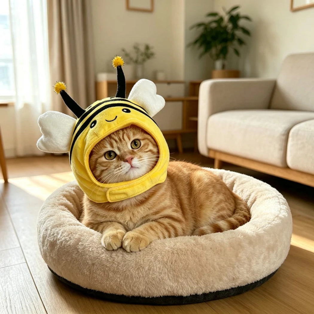 Ozzie - Bee Costume Hat for Cats