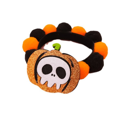 Halloweek - Halloween Cat Collar with Cartoon Motifs