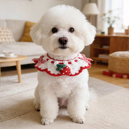 Mokka - Decorative Knit Look Pet Collar