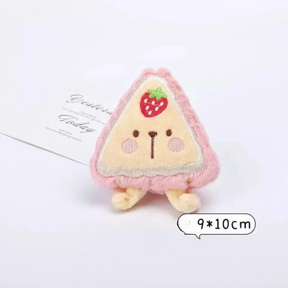 Petkin Pizza Slice Plush Dog Toy
