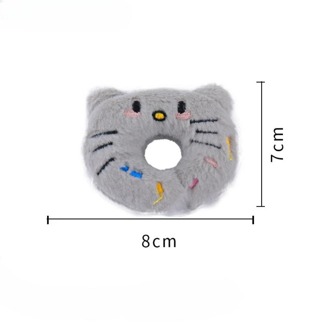 Moo - Animal Donut Plush Cat Toy