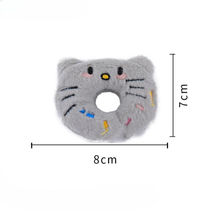 Moo - Animal Donut Plush Cat Toy