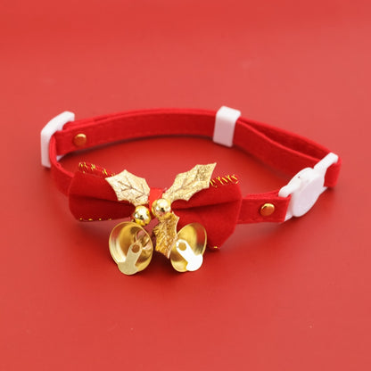 Christmoo - Christmas Bow Bell Cat Collar