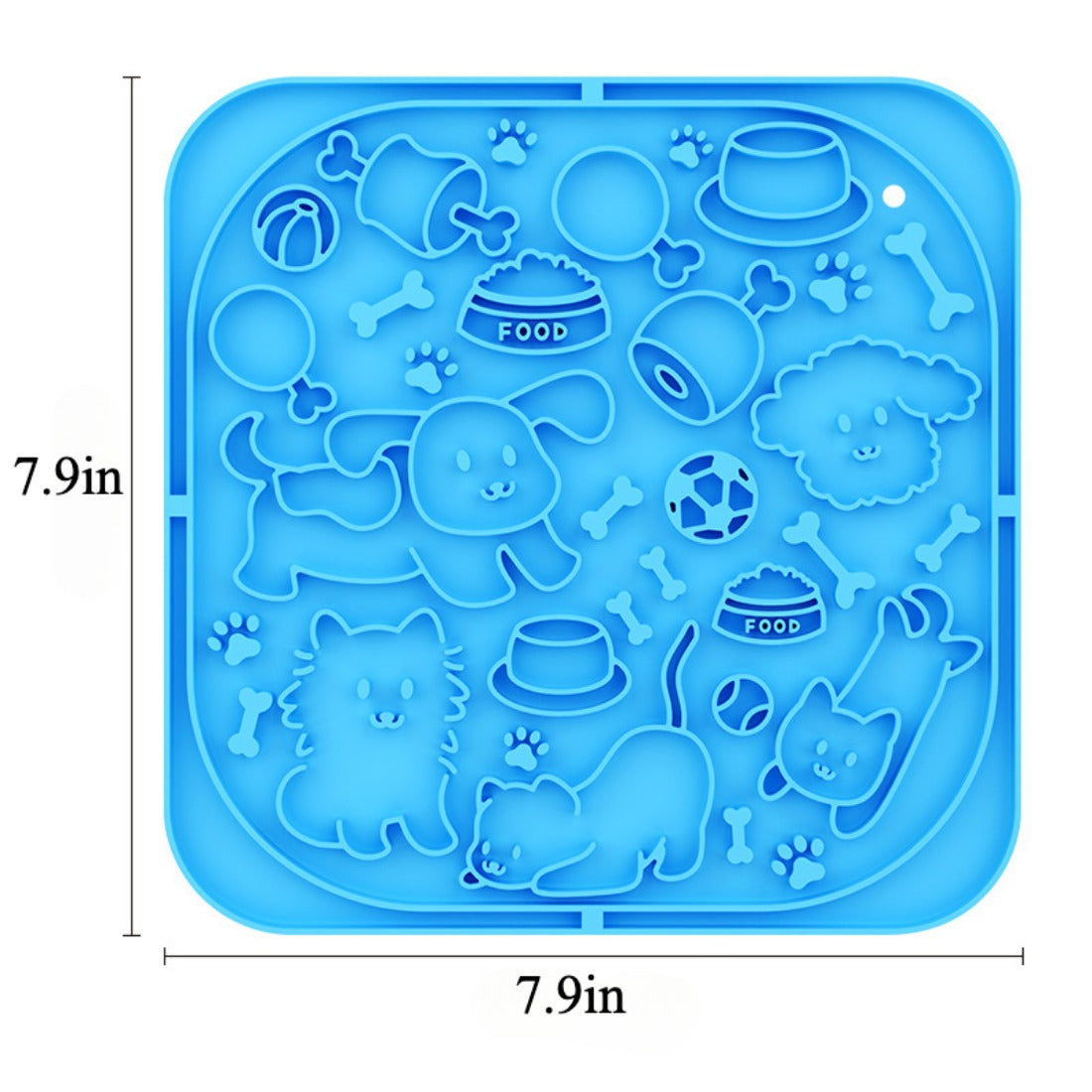 Bowlo - Square Pet Slow Lick Mat