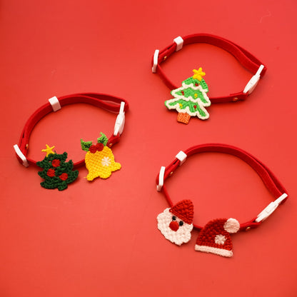 Christmoo - Santa Tree Christmas Cat Collar
