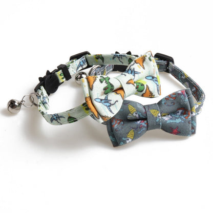 Mokka - Cute Pattern Bowknot Cat Collar