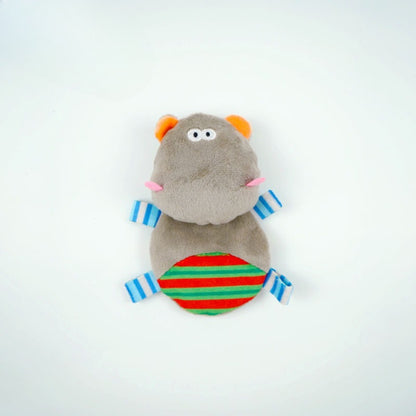 Moo hippo cat plush toy packaging box with branding and product information