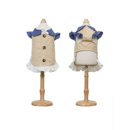 Ozzie - Layered Hem Dress Style Pet Clothing