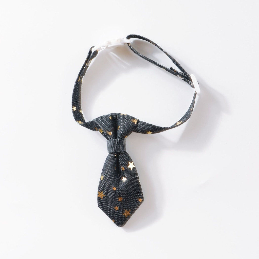 Mokka - Star Print Tie Decoration Cat Collar