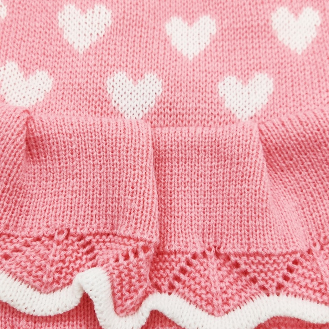 Ozzie - Princess Style Heart Motif Pet Sweater