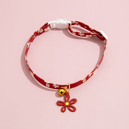Mokka - Flower Cutout Bell Princess Style Cat Collar