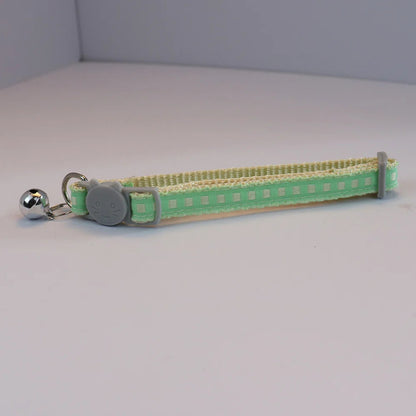 Mokka - Square Pattern Breakaway Cat Collar
